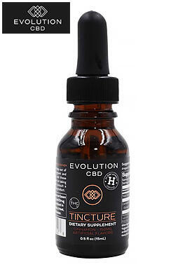 Evolution Terpene Rich Hemp Oil Tincture THC Free 450mg