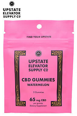  65mg Extra Strength Watermelon CBD Gummies (3 ct)