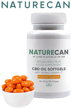 CBD Softgels with Vitamin C 90ct