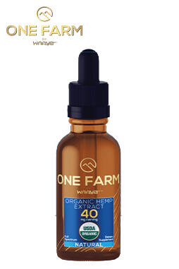 One Farm by WAAYB 40mg/mL USDA Organic CBD Oil 30ml