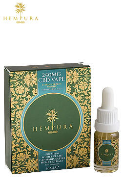 Hempura 250mg Refined Extract CBD Vape Juice (10ml)