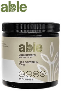 Able CBD Full Spectrum Gummies 25mg