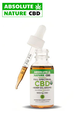 USDA Organic 500mg CBD Oil Drops – Tincture – Full-Spectrum – 30ml