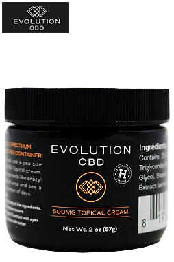 Evolution CBD 500 Topical Cream