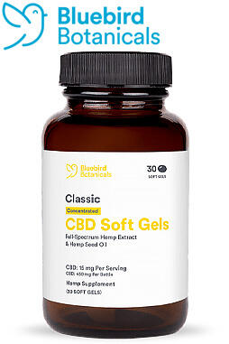 Classic CBD Oil Capsules 15 mg 30ct