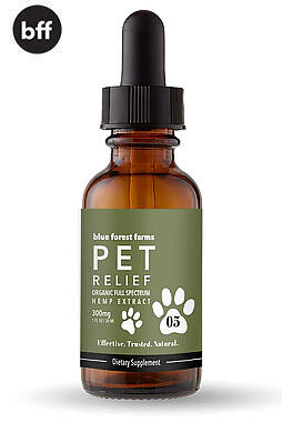 Organic CBD Pet Oil – 300mg Full Spectrum, Whole Plant – Natural – 30 ml / 1 fl oz