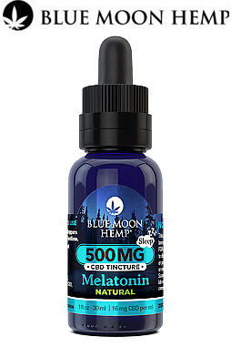 CBD Tincture w/ Melatonin – Natural 500mg