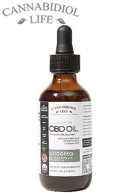 Full Spectrum CBD Oil for Menstrual Relief: 2000mg