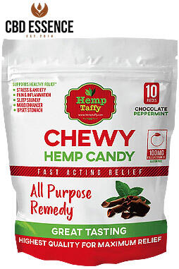 CBD Oil Edible Chocolate Mint Edible Chews 10pc