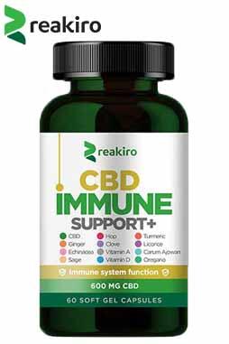 CBD Capsules Immune Support 600 mg 60 pcs