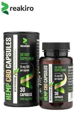 CBD Vegan Capsules with Piperine 450 mg
