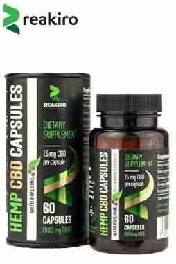 CBD Vegan Capsules with Piperine 900 mg