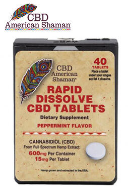 Sublingual CBD Tablets THC Free