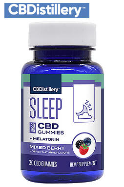 30mg Broad Spectrum CBD Sleep Gummies + Melatonin - 30 Count - 0% THC*