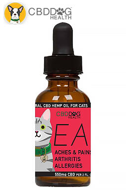 Ease – 550 mg Full Spectrum Hemp Extract (CBD) for Cats with Turmeric And Frankincense