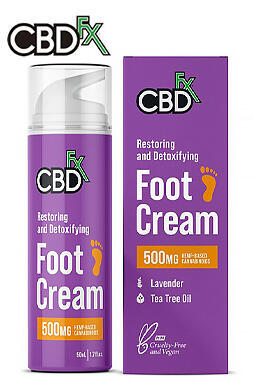 CBD Foot Cream – Lavender 500mg 50ml