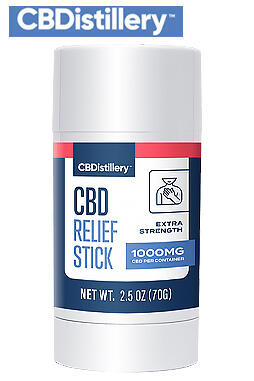 1000mg Isolate CBD Relief Stick - 0% THC