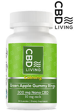 CBD Gummy Rings - Green Apple 300mg