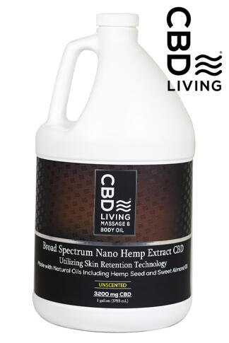 CBD Living Massage Oil 3200mg