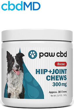 Hip & Joint Soft Chews for Dogs 300mg - Bacon