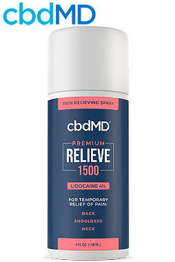 CBD Topical Lidocaine 4oz Spray - 1500mg - Roll On