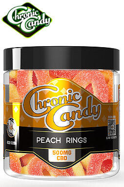 Chronic Candy Baggies - Gummies - Neon Bars 500mg