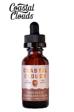 Coastal Clouds - CBD Tincture - Full Spectrum Chocolate Raspberry Cream - 1500mg