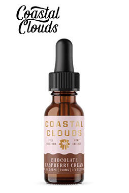 Coastal Clouds - CBD Tincture - Full Spectrum Chocolate Raspberry Cream - 750mg