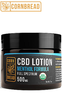 CBD Lotion + Menthol 500mg 2oz