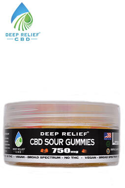 Sour Gummies Vegan 750mg CBD/CBG/CBN