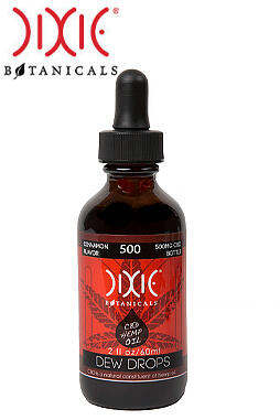 Dixie Botanicals® Vanilla Dew Drops CBD Oil Tinctures 500mg