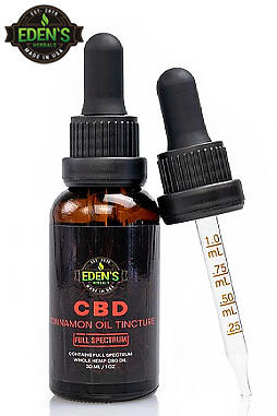 Full Spectrum CBD Oil Tincture Cinnamon 500mg