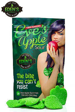 CBD Gummies Eve's Sour Apple | 1200 mg CBD