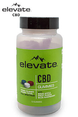 Elevate Gummies 25mg 12ct