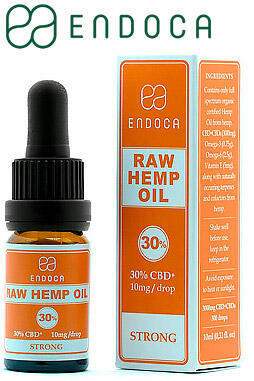 Raw Hemp Oil Extract 300mg CBD+/ml