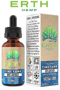 CBD Oil Tincture - THC Free 500mg