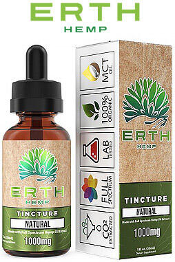 True Full Spectrum CBD Oil Extract Tincture - Natural 1000 mg