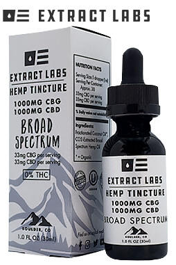 Broad Spectrum CBG CBD Oil 1:1 (1000 mg CBD)