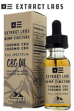 Full Spectrum CBG CBD Oil 1:1 (1000 mg CBD)