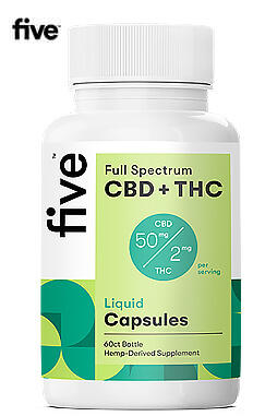 Full Spectrum CBD+THC Liquid Capsules 