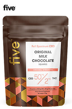 Full Spectrum CBD+THC Chocolates 50mg