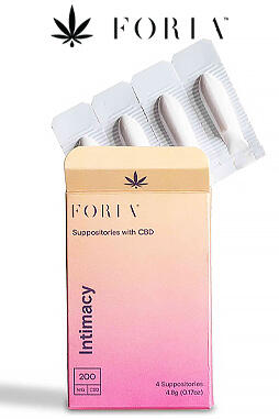 Intimacy Suppositories with CBD 50mg 4ct