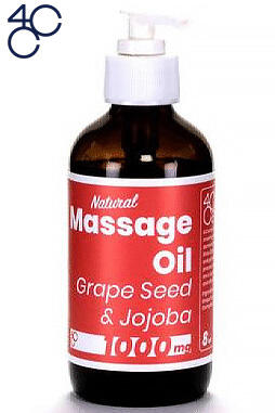 Grape Seed+Jojoba Massage Oil 1000mg