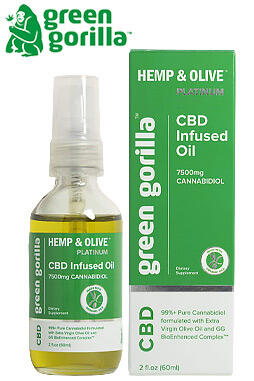 Certified Organic Pure CBD Oil 7500 mg