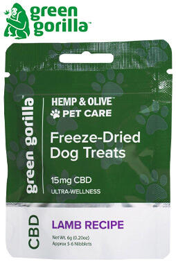Freeze-Dried CBD Dog Nibs 15mg