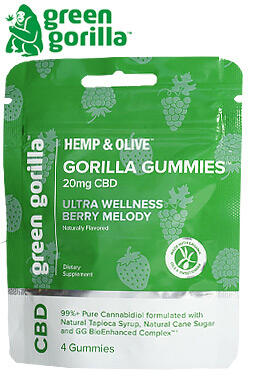 Organic CBD Gorilla Gummies 20mg