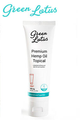 Heat – Paraban Free, 100mg CBD Cream, Topical Lotion