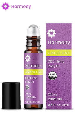 CBD Body Oil Ginger and Lime 200mg 10ml