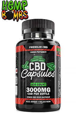 100-Count 30mg High Potency CBD Capsules