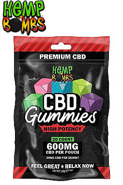 High Potency CBD Gummies 20-Count